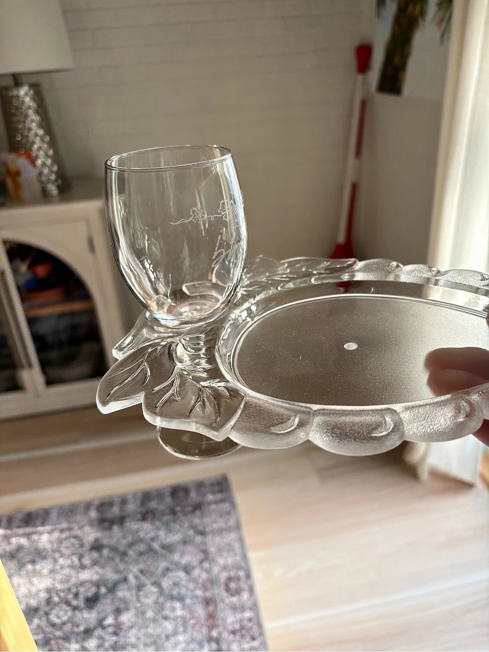 Clear Wine/Snack Set